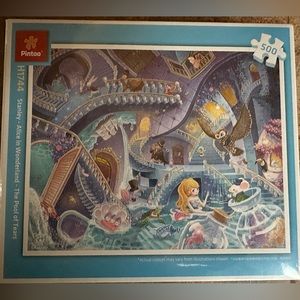 Unique Alice In Wonderland Premium Plastic Puzzle Pool of Tears 500 piece NIB